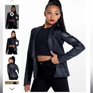 New Weissman Metallic Foil Blazer